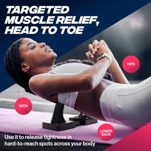 Optimized Athletics - Fully Adjustable Tool for Hip Flexor, Neck, Illiacus, Back, Glutes, Psoas I Trigger Point