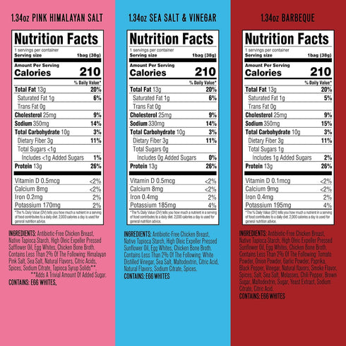 Wilde Protein Chips, Sweet and Savory Flavors Variety Pack, 1.34 oz Bags, Pack of 12, Protein Snacks