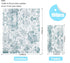YOCHANDA 100 pack 7.8 4.3 Inches Floral Disposable Bathroom NapkinsPaper Napkins Decorativepaper hand towels