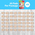 ZenToes Bunion Pain Relief Pads, 48 Cushions, Water-Resistant Self-Stick Adhesive for Men and Women