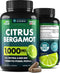 Citrus Bergamot Extract 1000mg - Vegan Capsules for Heart, Immune System Support, and Healthy Aging