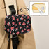 Ollabaky 7 Cute Mushroom Pill Case, Portable Weekly Pill Box Bag Container Days Pill Organizer Vitamin Supplement