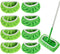 8PCS Reusable Microfiber Mop Pads - Washable Wet Pads Compatible with Swiffer Sweeper for Household Cleaning