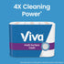 Viva Multi-Surface Cloth Paper Towels, 3 Double Rolls, 110 Sheets Per Roll