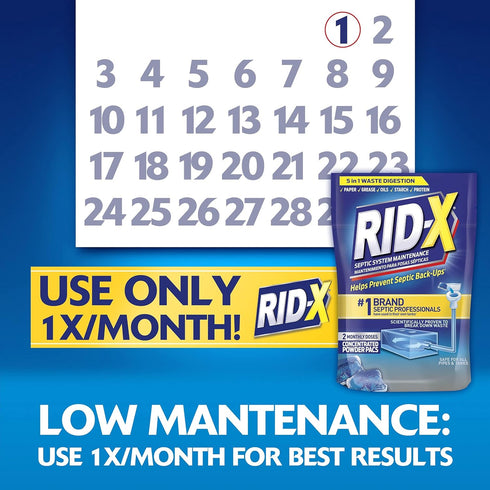 Rid-X Septic Tank System Treatment, 3.2 Ounce