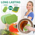 24 Pack Multi-Purpose Non-Scratch Microfiber Scrub Sponges for Reusable Dish Cleaning, Heavy Duty Scouring Power (Green)