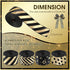 Shappy 4 Rolls 1 Inch Graduation Ribbon Striped Wrapping Bronzing Grosgrain Fabric Ribbons Black and Gold Ribbon DIY Craft for School Graduation Gifts Wrapping Craft Supplies by Shappy