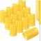 Syhood 12 Pieces Large Snap Hair Rollers, Plastic Hair Curlers with Rat Tail Comb for Hairdressing Styling Tools (6.8 x