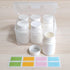Empty Plastic Pill Bottle Organizer Medicine Bottle Vitamin Bottle Chemical Containers with Caps (40ml)