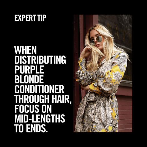 TRESemmé Pro Collection Purple Blonde Conditioner 20 oz for Brilliant Color, Blonde and Silver Hair
