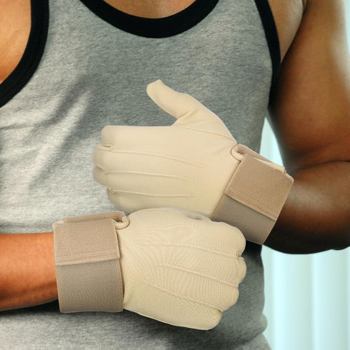Traction Exercise Right Hand Glove, Deluxe Finger Flexion Glove for Increasing Strength and Flexion of Joints