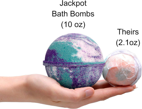 Mermaid Daydream Bath Bomb with Surprise Ring Inside, Extra Large 10 oz., Made in USA (Ring Size 7)