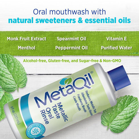Oral Rinse, Proven to Relieve Taste Disorders, Made from 8 Core Ingredients, 8 oz Bottle, 1 Count
