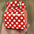 Outside the Box Papers MINI Gable Favor Boxes, Ladybug Theme, Red Black and White, 24 Count