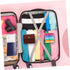 HAKIDZEL Weekly Portable Medicine Dispenser Organizer with Compartments and Storage Bag Lightweight PP Plastic Pill