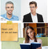 EYEURL Reading Glasses, Half-Frame Computer Readers for Men and Women, +1.75 Anti-blue Lightweight