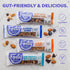Fody Foods Vegan Protein Nut Bars, 3g Protein Snack Bar, Low FODMAP Certified, Blueberry Almond Bars, 12 Count