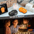 Waterproof Butane Torch Lighter - Refillable Windproof Jet Flame Lighter for Fireplace, Fireworks, Grill, Camping BBQ,