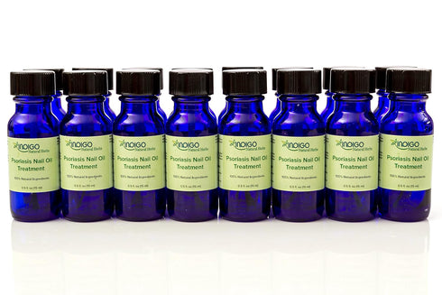 Indigo Natural Herbs Psoriasis Nail Oil Care - Relief for Toenails, Fingernails, Skin Care (15 ml)