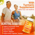 Sugar Free Turmeric Curcumin Gummies, Turmeric 1000mg Supplement with Black Pepper Extract, 120 Counts