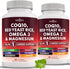 COQ10 200mg Red Yeast Rice 3000mg - Omega 3-6-9 3000mg, Magnesium Complex 500mg, Niacin, Zinc, Vitamin K2 D3 - Heart