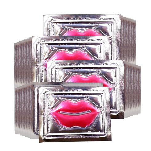 Jakuva 30PCS Collagen Crystal Lip Mask, Gel Lip Pads for Dry Lips, Nourishing & Moisturizing