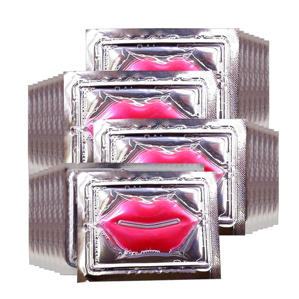 Jakuva 30PCS Collagen Crystal Lip Mask, Gel Lip Pads for Dry Lips, Nourishing & Moisturizing