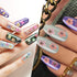 Maitys 3 Boxes 1080 Pcs 3D Flowers for Nails Decals, Colorful Mixed 3D Flower Leaves for DIY