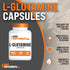 BulkSupplements.com L-Glutamine Capsules, Glutamine Supplement 5000mg, Gluten Free, 6 Capsules per Serving, 340