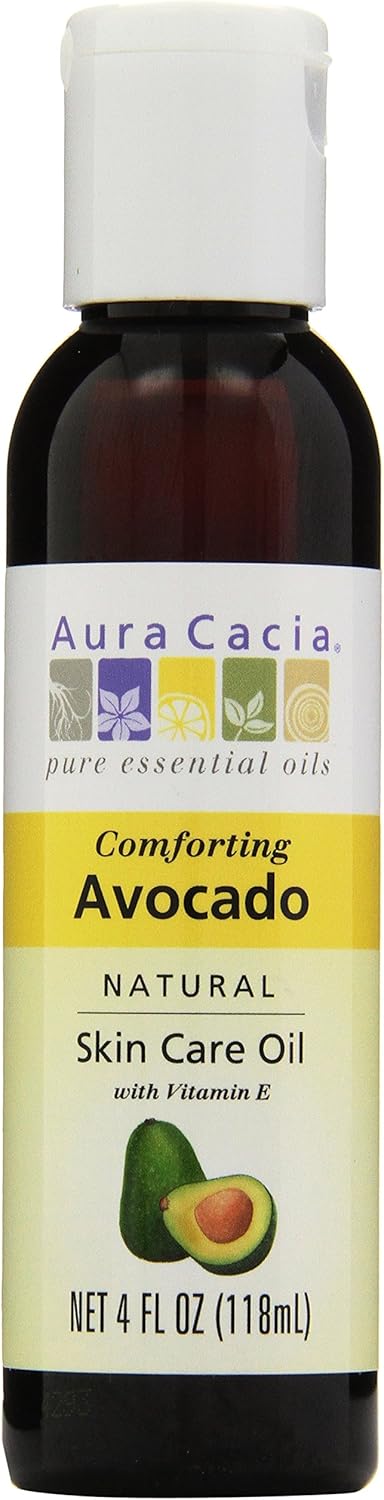 Aura Cacia Natural Skin Care Oil, Avocado, 4 Fluid Ounce
