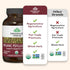 ORGANIC INDIA Psyllium Herbal Powder, Whole Husk Fiber, Keto Friendly, Vegan, Gluten-Free, 180 Capsules