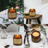 MOULENGGU 6 Pack Set Candles for Home Scented Aromatherapy Candle Gift for Women Soy Wax Long Lasting Amber Jar Candles