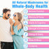 Mushroom Supplement 2600mg, 20-IN-1 Complex - Organic Mushrooms for Natural Energy, Immunity, Memory, Focus & Longevity