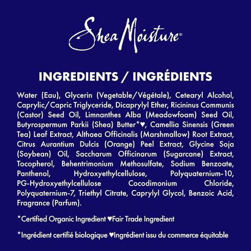 SheaMoisture Leave-In Treatment Conditioner for Dry Hair, Sugarcane Extract and Meadowfoam Seed, Silicone-Free 8 oz