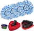 Hezane 4Pack Mop Replacement Head for O Cedar RinseClean 2 Tank System, Mop