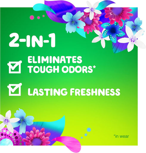 Gain + Odor Defense Liquid Laundry Detergent, Super Fresh Blast Scent, 88 Oz, 61 Loads, HE Compatible