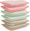 KMAKII Bamboo Kitchen Sponges Dish Sponge Super Absorbent Natural Dish Sponges,3 Color,