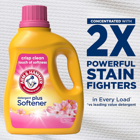 HAMMER 77 100.5 oz ARM & Plus a Touch of Softener, Loads, Liquid Laundry Detergent, Fl
