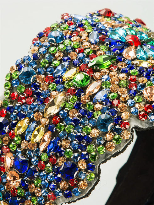 Rhinestone Crystal Headbands for Women, Colorful Hair Hoop Accessories and Jewelry
