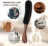BFWood Clothes Brush, Boar Bristle Lint Brush for Suits, Cashmere, Wool, Velvet, Suede and Pet Hair, Large Black Walnut