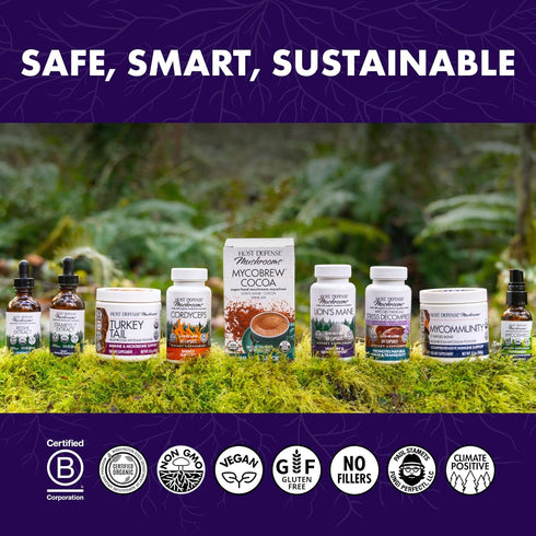 MyCommunity 17 Immune 60 (30 Host Defense Capsules - Species Blend Mushroom Supplement for Support - Herbal Aid