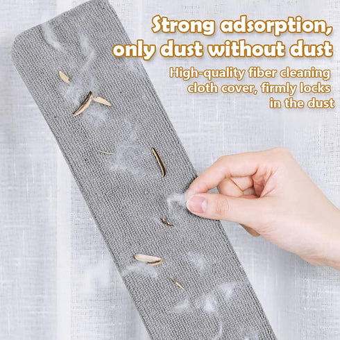 Retractable Gap Dust Cleaner, Microfiber Duster with Extendable Pole 32-100 Inches for Under Furniture