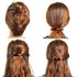 Stylish Tortoise Shell Hair Clip, Set of 3 Barrettes for Updo, Bun, Ponytail, Strong Accessory