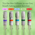 Pen Diffuser in Crisp Mountain Air Essential Oil Blends - Elegant Black Pen, 1.0mm Ballpoint Tip, Ink Refill Included