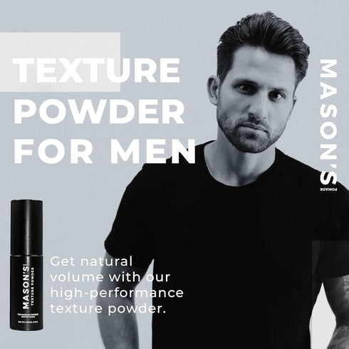 Mason's Pomade - Hair Texture Powder, Lightweight Volumizing Styling Powder for Men, Matte Finish, 8.75 grams