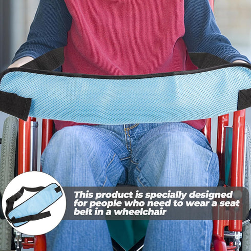 FOMIYES Elderly Bed Rail Strap with Single Buckle, Wheelchair Fixing Band for Patient Safety, Anti-Fall Transfer Belt