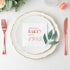 Crisky 40th Birthday Cocktail Napkins, Rose Gold, 50 Pcs, 3-Ply, Party Supplies for Cake Dessert Beverage Table