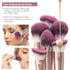 MAANGE 18Pcs Makeup Brush Set, Premium Synthetic Foundation Face Powder Blush Brushes (Pink)