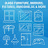 MiracleWipes for Glass – Disposable, Streak-Free Cleaning Wipes for Mirrors, Windows, Kitchen, Home, Auto, 30 Count