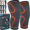 Modvel Compression Knee Brace for Women & Men, 2 Pack Knee Support Sleeves for Running, Pain Relief for ACL & Arthritis